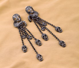 探索“女人飾界” 歐美復(fù)古骷髏流蘇耳釘?shù)臅r尚魅力與批發(fā)商機(jī)